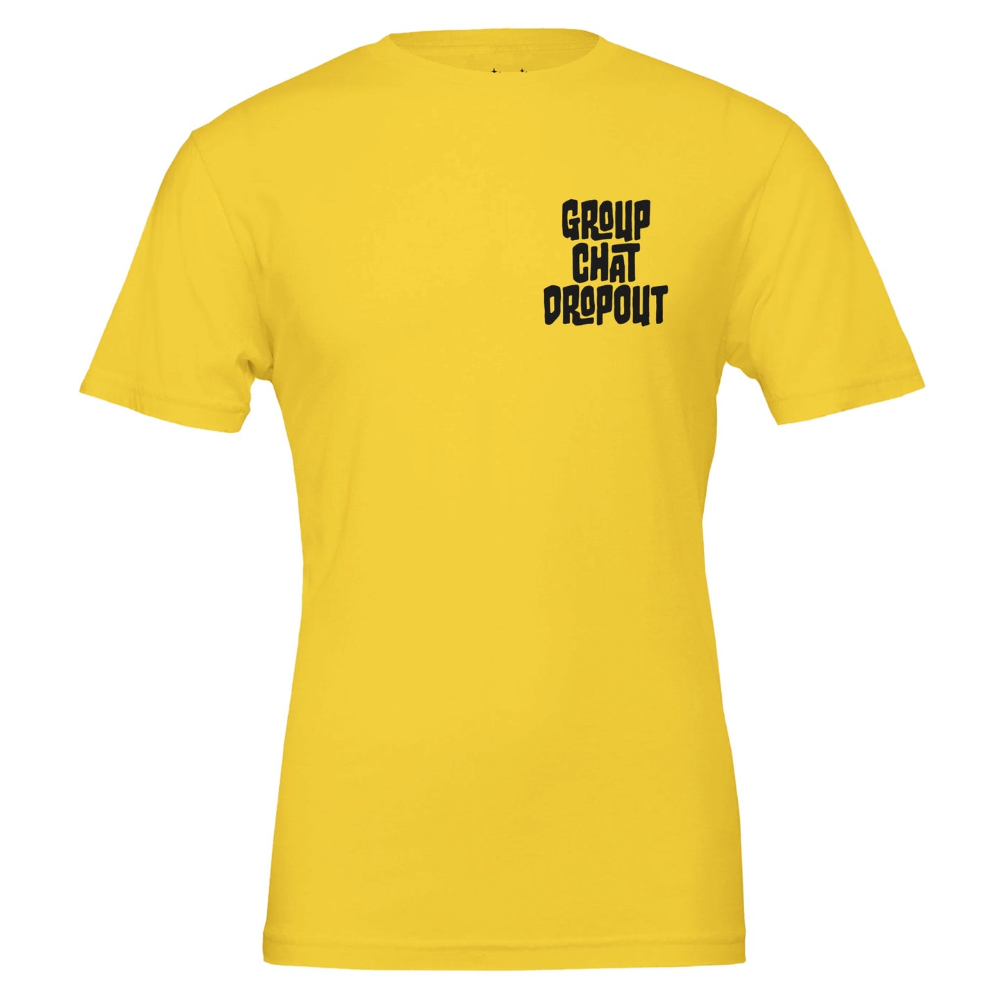 group chat dropout tee from antisocial moms society