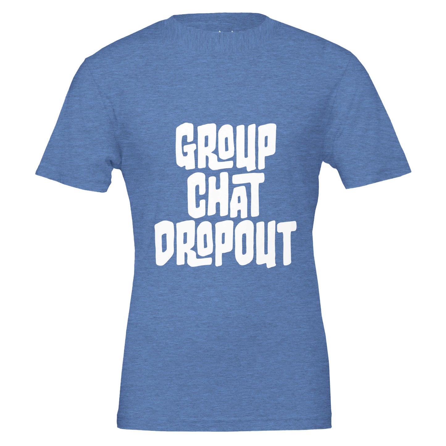 group chat dropout tee from antisocial moms society