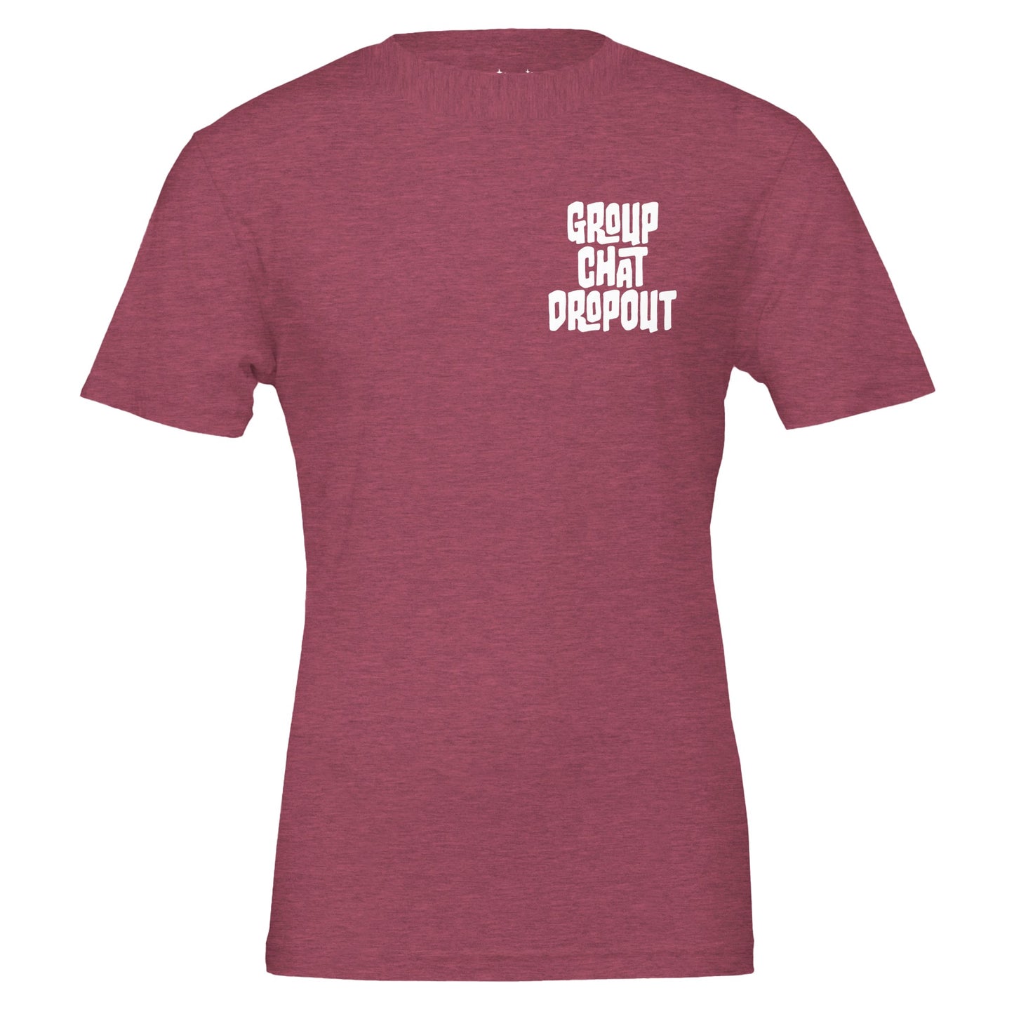 group chat dropout tee from antisocial moms society