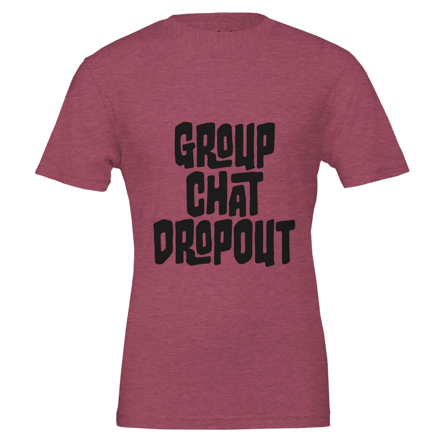 group chat dropout tee from antisocial moms society