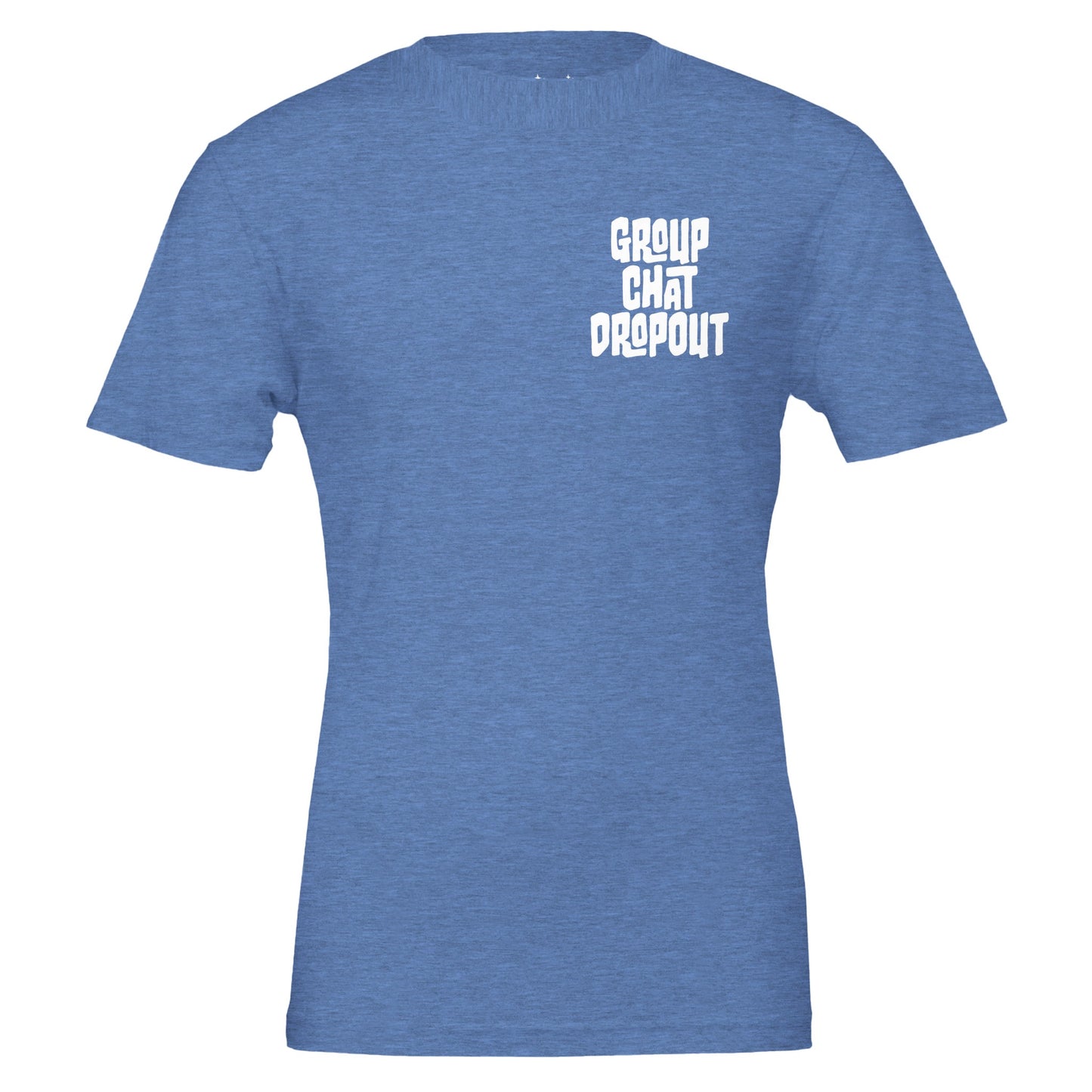 group chat dropout tee from antisocial moms society