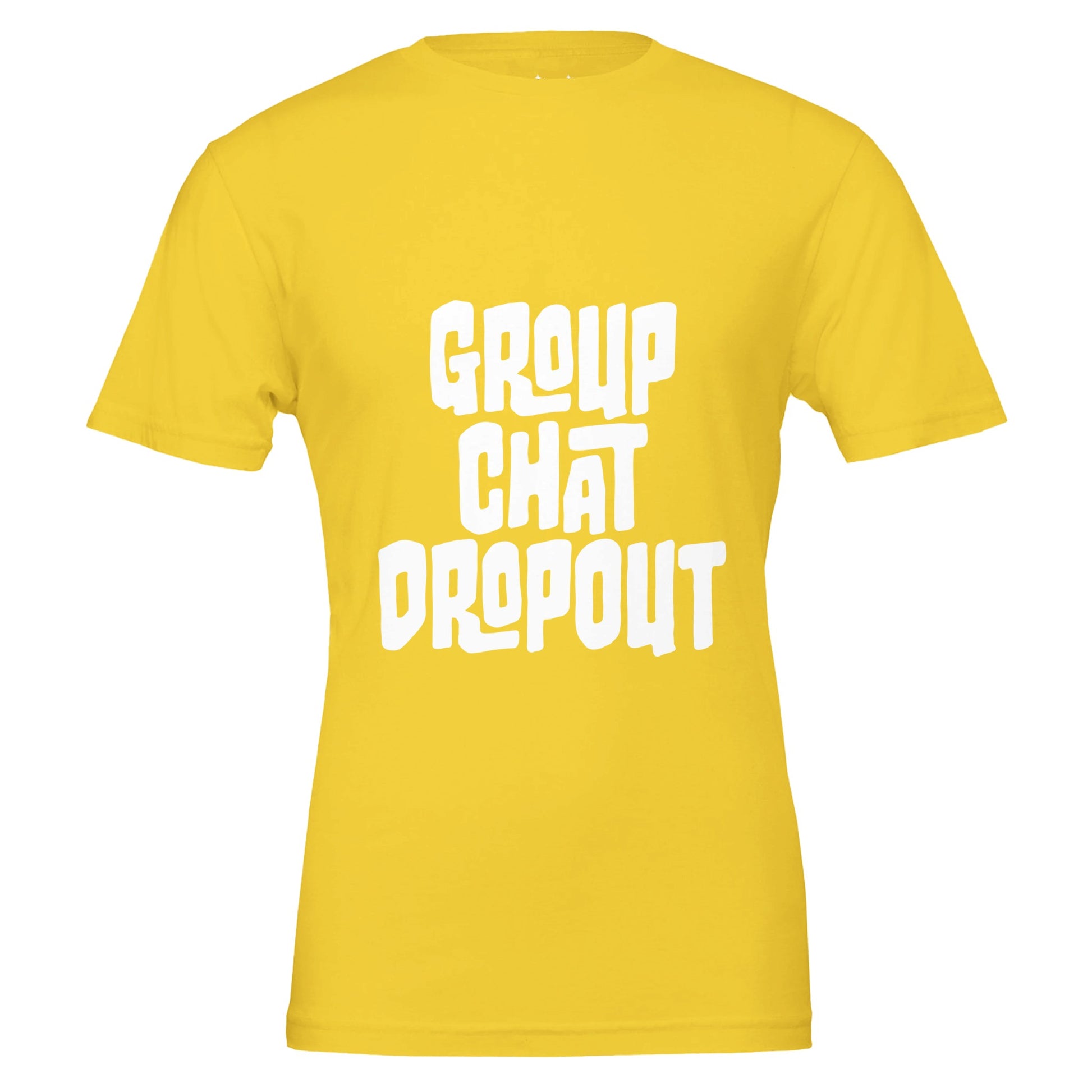 group chat dropout tee from antisocial moms society