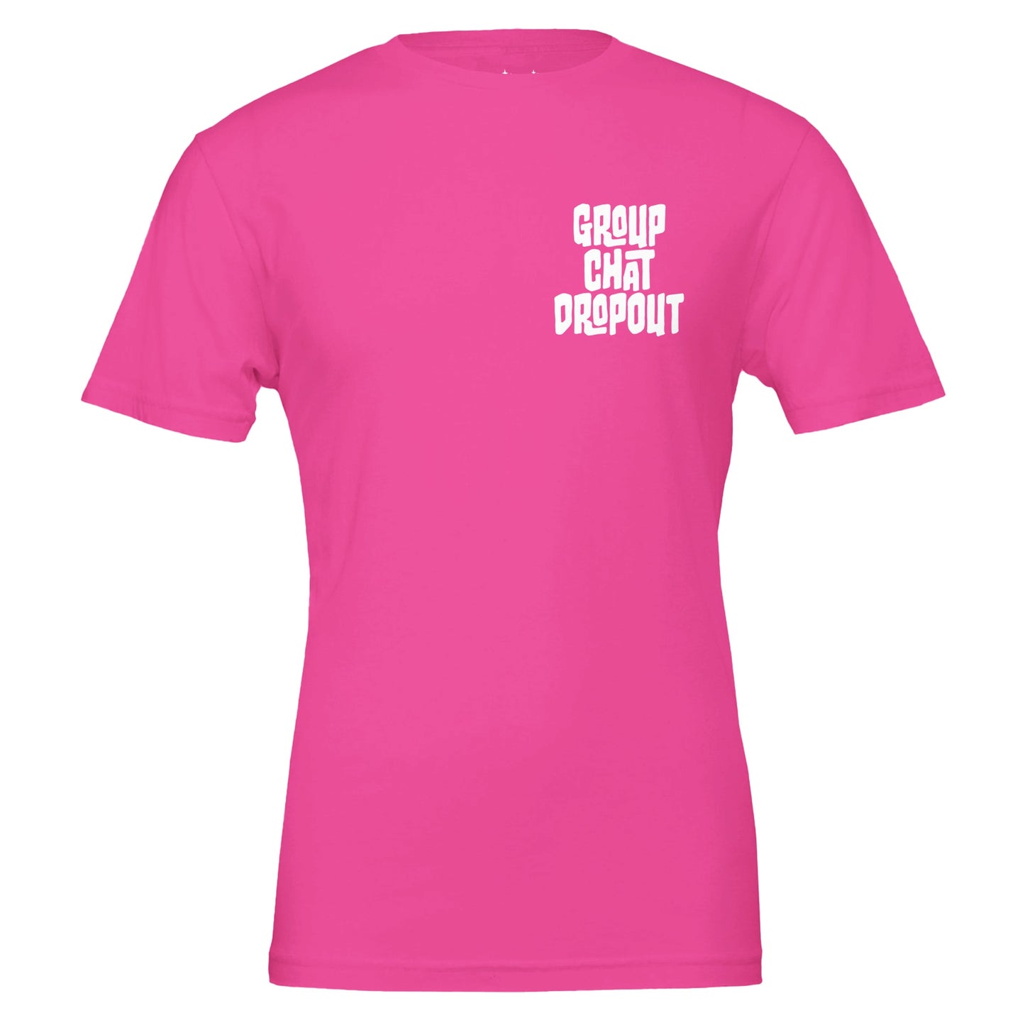 group chat dropout tee from antisocial moms society