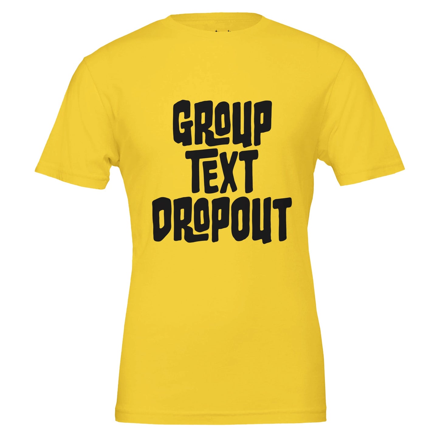 group text dropout tee from antisocial moms society