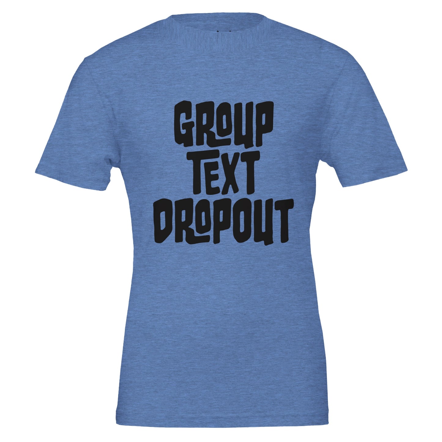 group text dropout tee from antisocial moms society