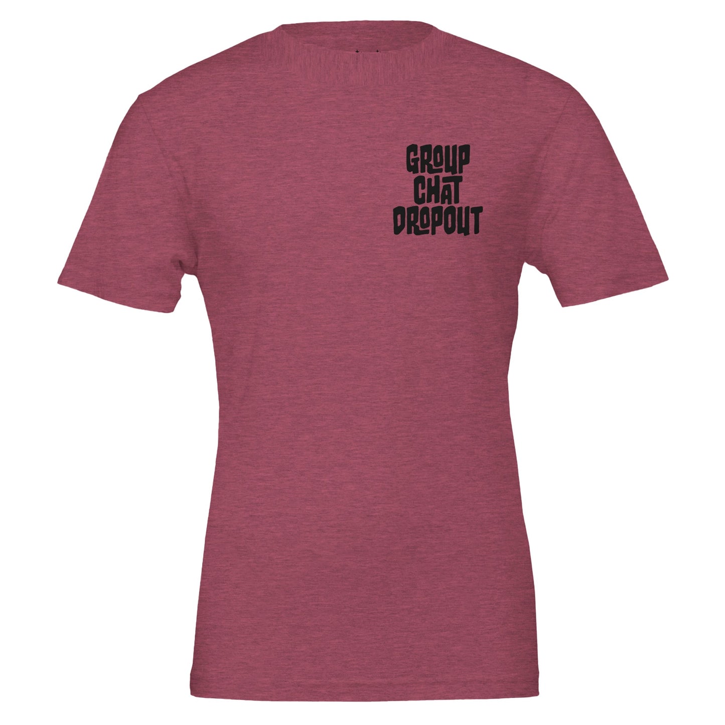 group chat dropout tee from antisocial moms society