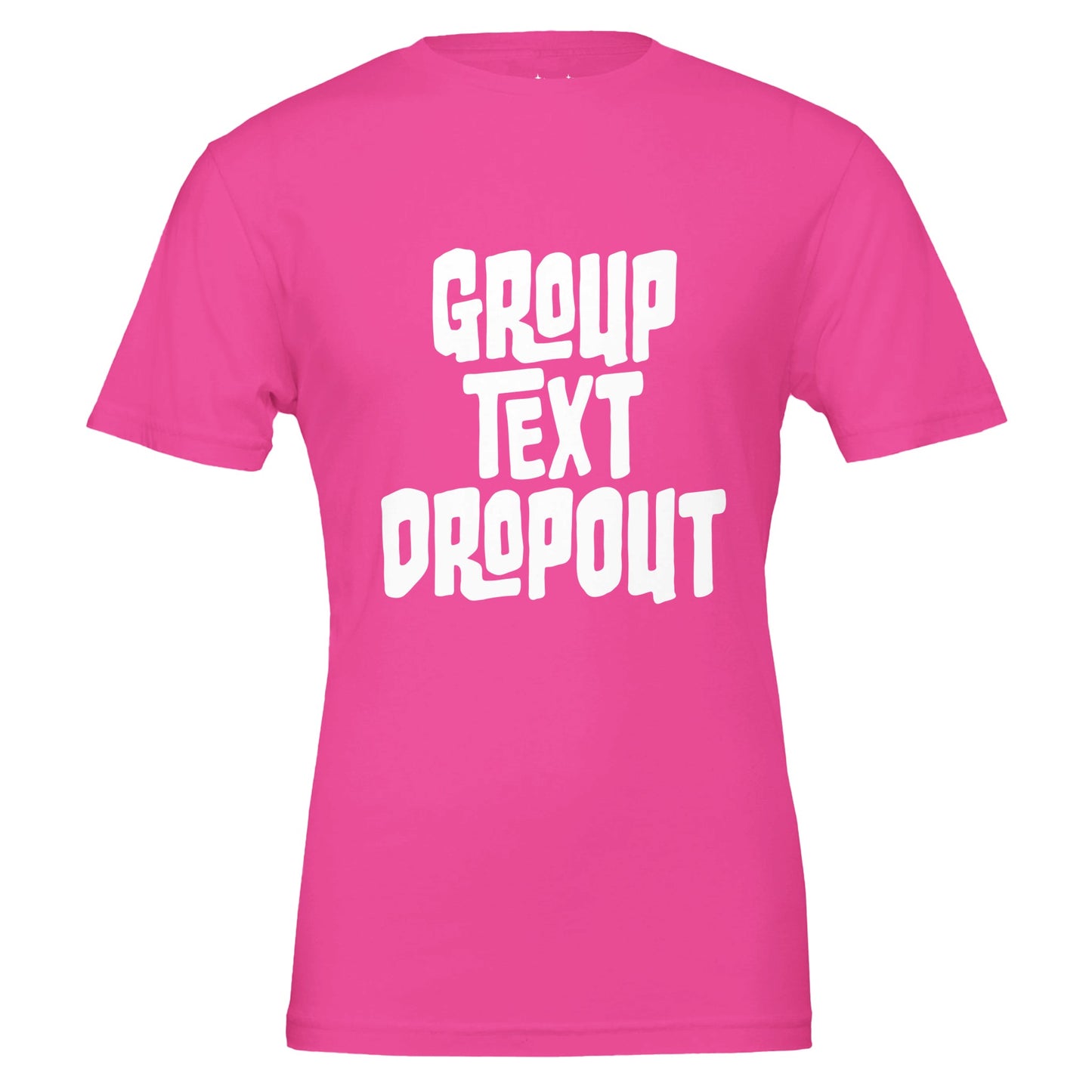 group text dropout tee from antisocial moms society