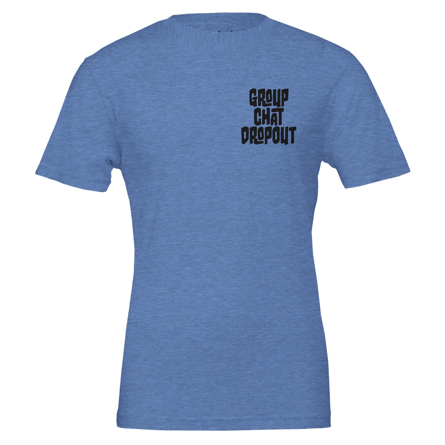 group chat dropout tee from antisocial moms society