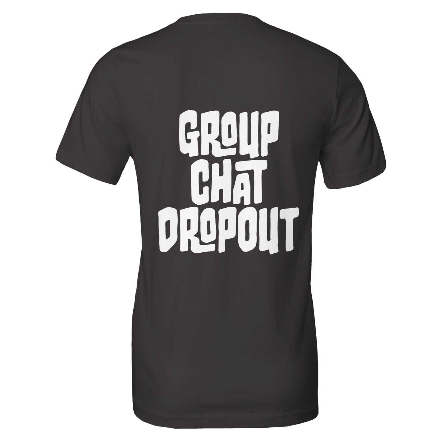 group chat dropout tee from antisocial moms society