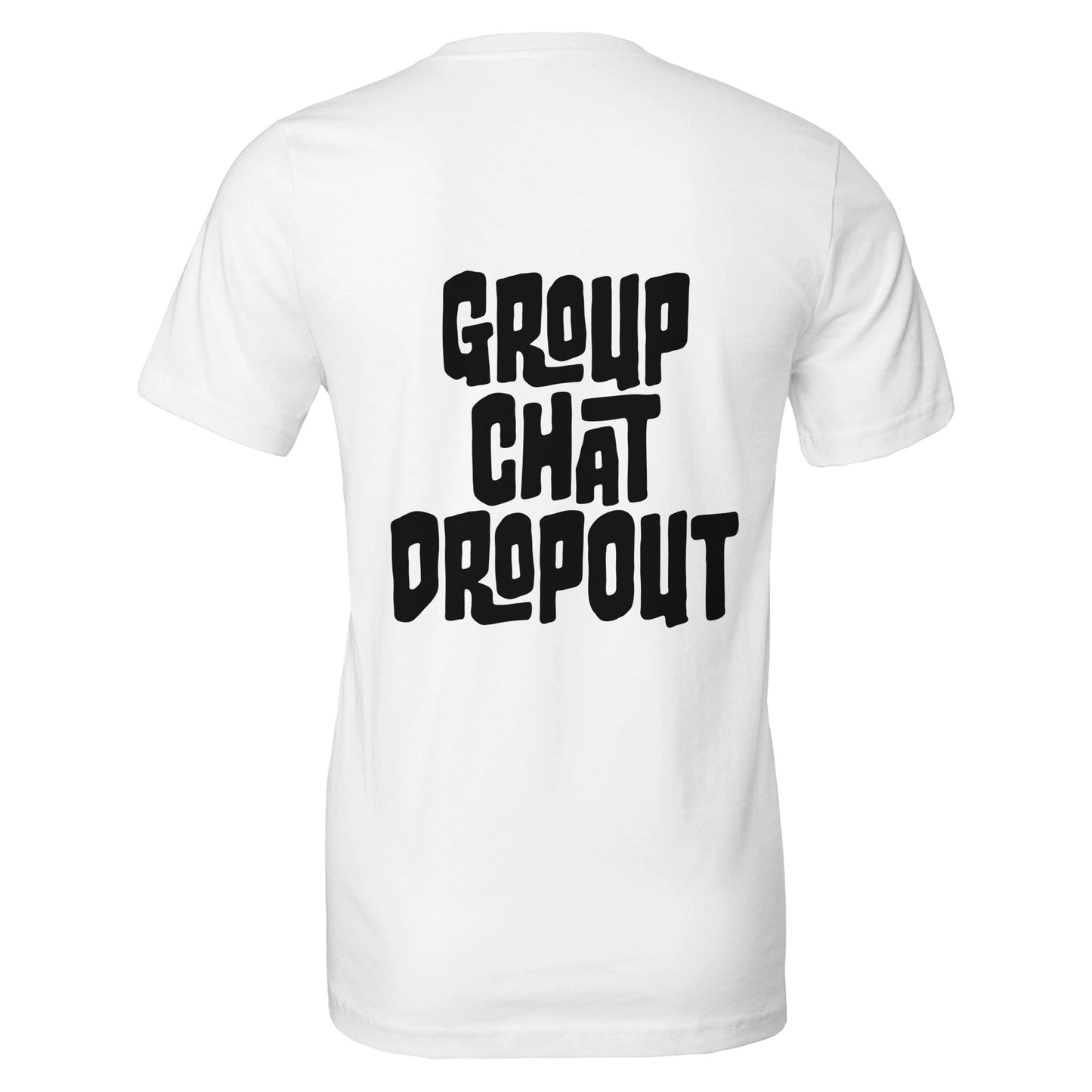 group chat dropout tee from antisocial moms society