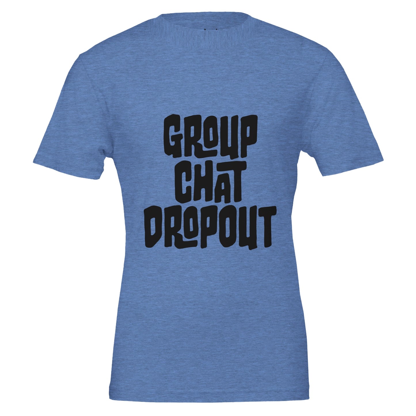 group chat dropout tee from antisocial moms society