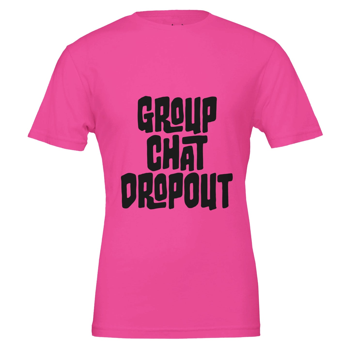 group chat dropout tee from antisocial moms society