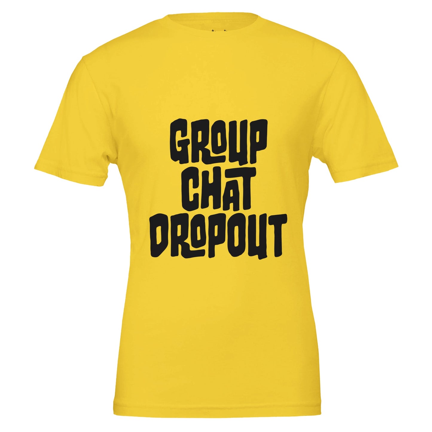 group chat dropout tee from antisocial moms society