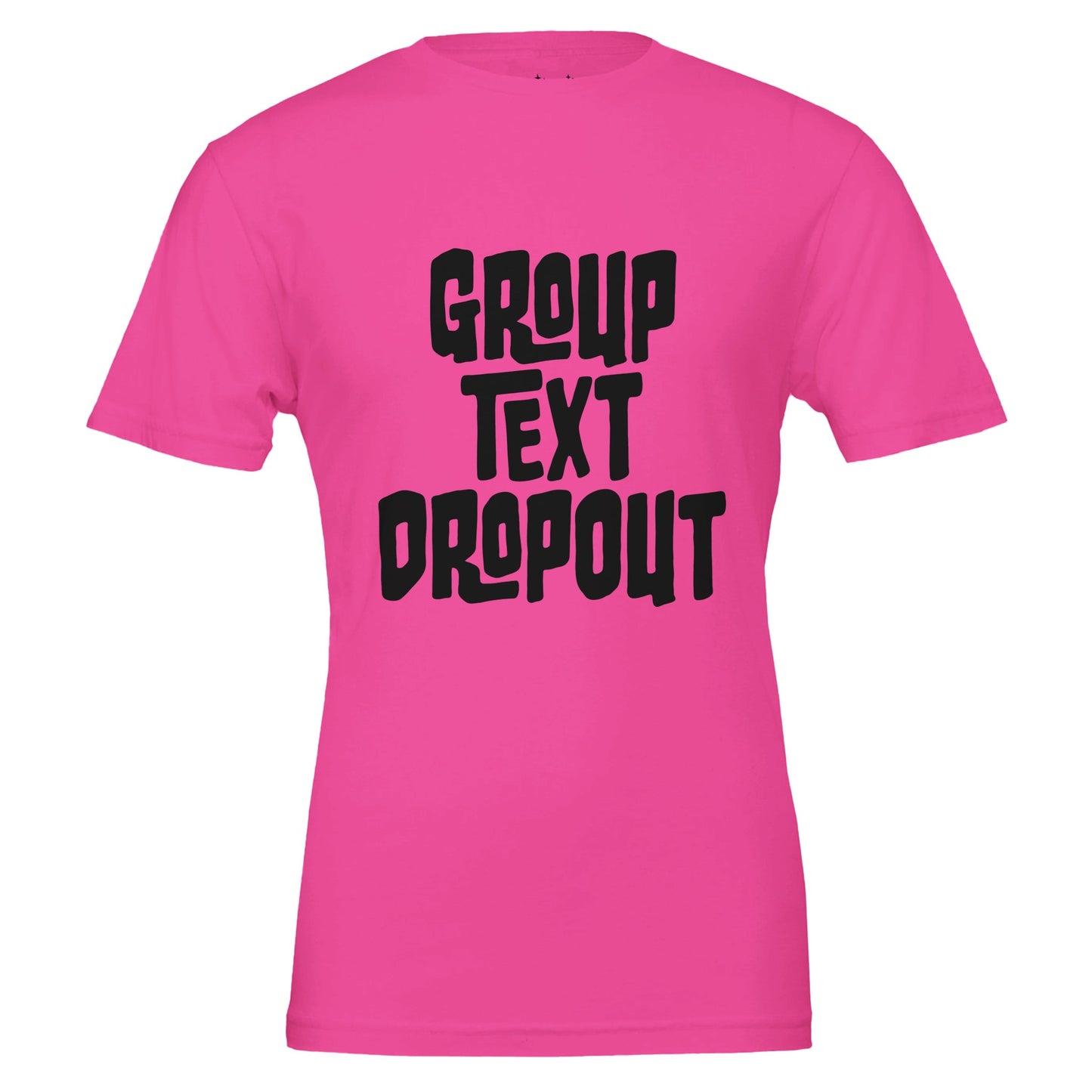 group text dropout tee from antisocial moms society