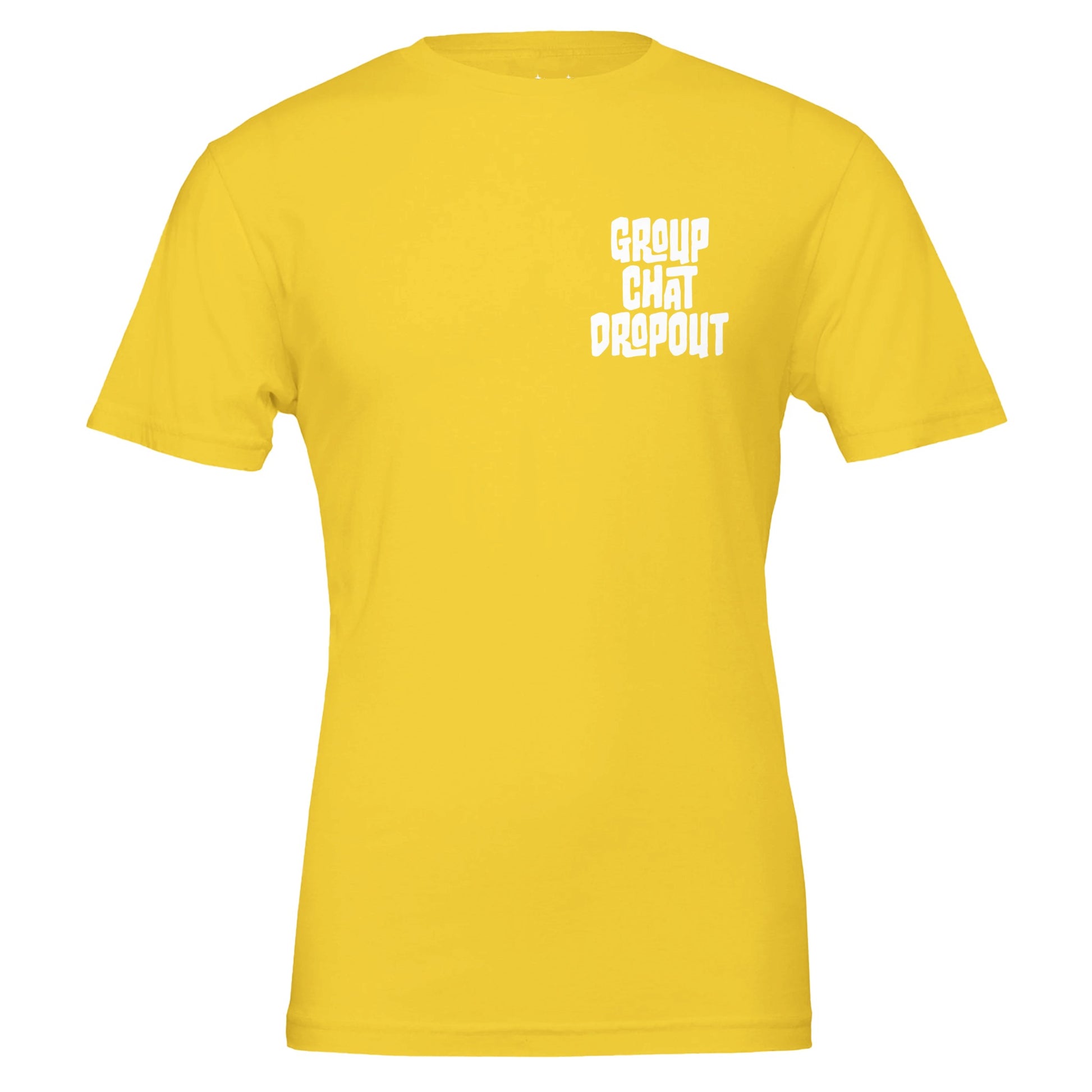 group chat dropout tee from antisocial moms society